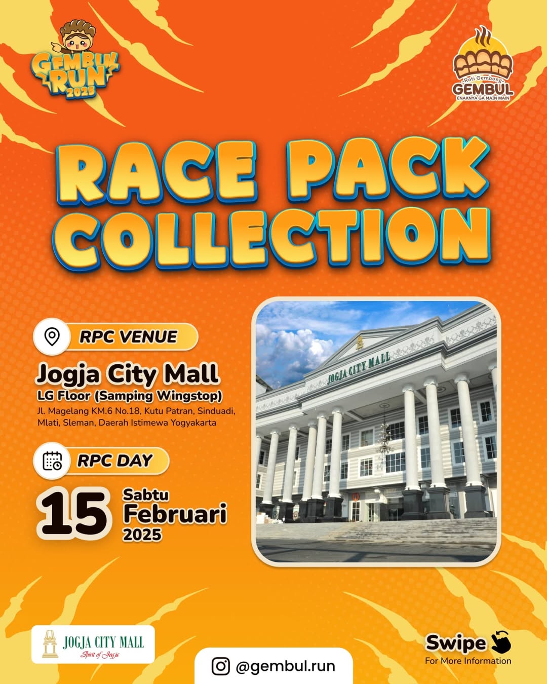 GEMBUL RUN RACE PACK DAY